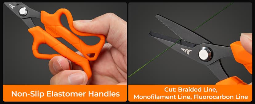 Corrosion Resistant Fishing Pliers, Fillet Knife, Scissors, 55 lb Floating Fish Lip Gripper, Multi-Function Fishing Tools KastKing SteelStream Fishing Tool Set, Fishing Gear B0F2FQ6CD9