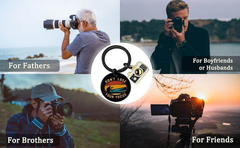 Cool Gifts For Photographers Men Women Photography Gifts For Men Women Birthday Christmas Gift For Photography Lovers Photographer Gifts For Men Photography Gifts Keychain Stuff Camera Keychain B0DRYG6S11