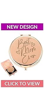 Best Friend Birthday Gifts for Friend | Sentimental Friend Gift Ideas for Women | Friendship Gifts for BFF, Bestfriend, Besties, Long Distance, Christmas | I Love You Friend | Rose Gold Compact Mirror
