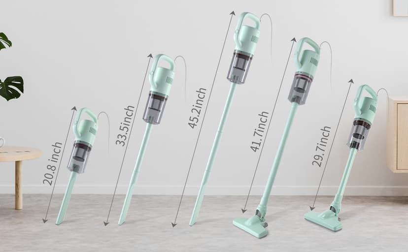 Stick Vacuum Cleaner, Corded Handheld Vacuum Cleaner Mini Electric Broom for Pet Hair Hardwood Floor Cat Litter Cleaning (13ft-Cord)