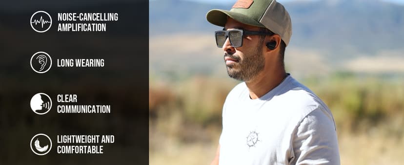 GLORYFIRE Shooting Ear Protection Ear Plugs for Shooting Range Hearing Protection 26dB Noise Reduction