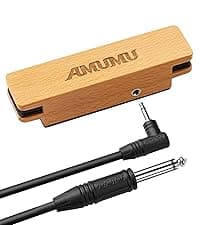 AMUMU SP60BCM Magnetic Passive Soundhole Humbucker Pickup for Acoustic Guitars