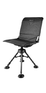Ameristep Portable Folding Design Hunting Lightweight Heavy-Duty Tripod Stool, Mossy Oak Break-Up Country