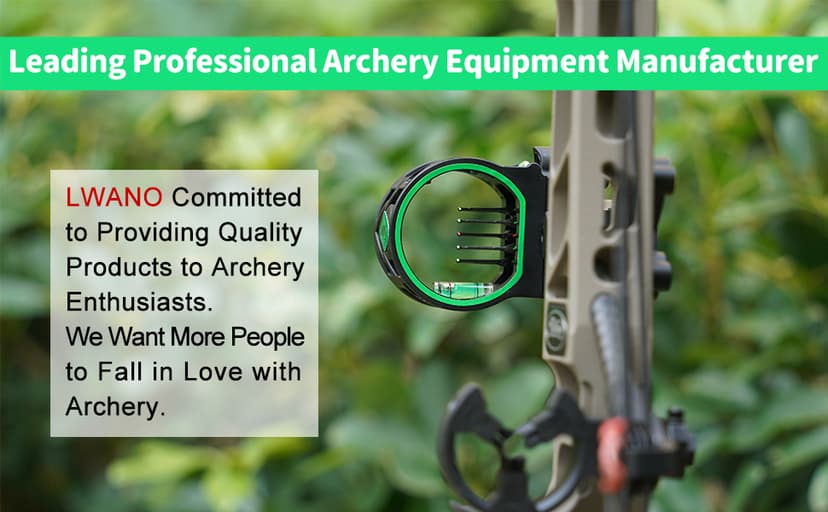 Archery 5-Pin Bow Sight - 0.019" Fiber, Brass Pin, Aluminum Machined - Right and Left Handed, with Hi-Vis Level for Archery, Hunting, Shooting