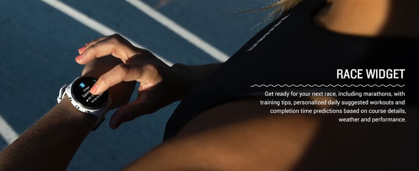 Garmin Forerunner® 965 Running Smartwatch, Colorful AMOLED Display, Training Metrics and Recovery Insights, Black and Powder Gray, 010-02809-00