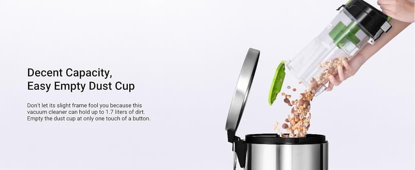 Eureka Airspeed Ultra-Lightweight Compact Bagless Upright Vacuum Cleaner, NEU10AE4, Green