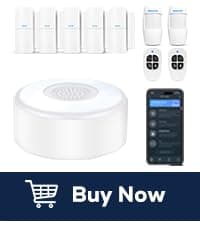 WiFi Door Alarm System, Wireless DIY Smart Home Security System, with Phone APP Alert, 8 Pieces-Kit (Alarm Siren, Door Window Sensor, Remote), Work with Alexa, for House, Apartment, by tolviviov