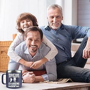 Gifts for Dad from Daughter, Son - Father's Day Gifts for Dad, Men - Dads Birthday Gift Ideas, Happy Birthday gifts for Dads, Fathers - Best Dad Ever Gift, Best dad Mug, 14 Oz Coffee Mug for dad