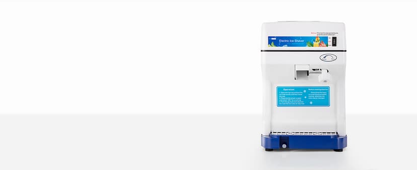 VIVOHOME Electric Ice Crusher Shaver Snow Cone Maker Machine 265lbs/hr for Home and Commercial Use Blue