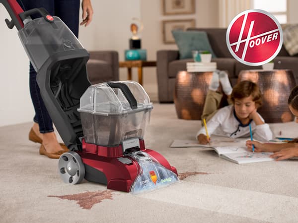 Hoover PowerScrub Deluxe Carpet Cleaner Machine for Carpet and Upholstery, Deep Cleaning Carpet Shampooer Machine with Multi-Purpose Tools, Pair Carpet Cleaner Solution