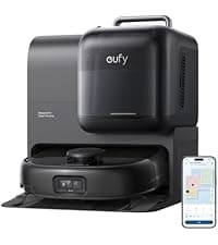 eufy Omni C20 Robot Vacuum and Mop Combo, All-in-One Station, Auto Mop Washing and Auto Drying for Hands-Free Cleaning, 7000 Pa Powerful Suction, Self Emptying, 3.35-Inch