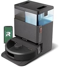 iRobot Roomba 104 2in1 Vacuum & Mop Robot - Self-Empties for 75 Days, Intense Power-Lifting Suction, Vacuums All Floors, Ideal for Pet Hair, LiDAR Smart Navigation Mapping, Mops Hard Floors