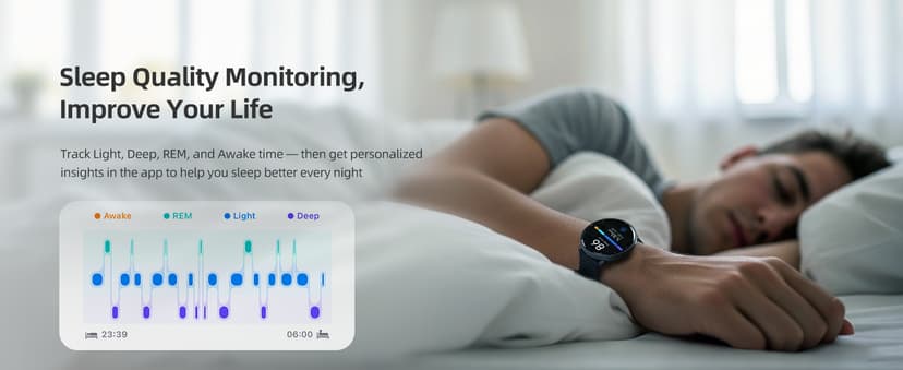 Parsonver Parsonver Swimming Smart Watch, 5ATM Waterproof for Pool & Open Water, Built-in GPS & Compass, AMOLED Screen Fitness Tracker with 100+ Sports Modes, Heart Rate & Sleep Monitor, AI Swim Analysis, Black