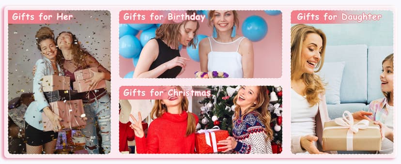Gifts for Teen Girls Kids, Birthday Gifts for Daughter Sister, Initial Crossbody Bag Sling Bag, Teens Girls Kids Birthday YOOLIFE Teen Girls Kids Gifts for 6 7 8 9 10 11 12 13 Year Old Girl, Pink A B0FNM68MPQ
