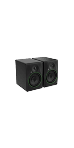 Mackie CR3.5 3.5" Creative Reference Powered Studio Monitors with Tone Knob and Location Switch — Active Speakers for Music Production, Desktop Computer, Gaming, HiFi Listening