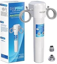 ICEPURE Under Sink Water Filter System, 3 Years or 22000 Gallons Ultra High Life NSF/ANSI 42 Certified, Removes Heavy Metals,Chlorine,Direct Connect Under Counter Drinking Water System, USA Tech