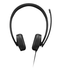 Lenovo Wireless VoIP Headset Teams Certified, Noise-Canceling Mic, Bluetooth 5.3 Multipoint, USB-A Receiver, 31-Hour Talk & 60-Hour Playback, Lightweight Over-Ear Design, Replaceable Earcups