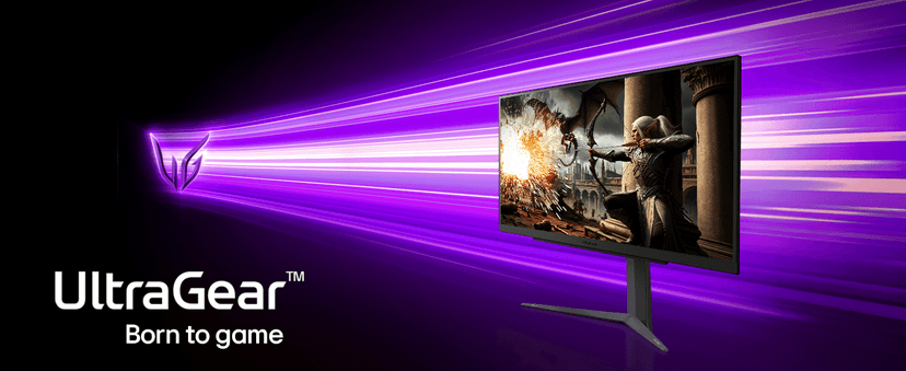 LG 27GS75Q-B 27-inch Ultragear QHD (2560x1440) Gaming Monitor, 180Hz (O/C 200Hz), 1ms, IPS, NVIDIA G-SYNC Compatible, AMD FreeSync, HDR10, Tilt/Height/Pivot Stand, HDMI, DisplayPort, Black