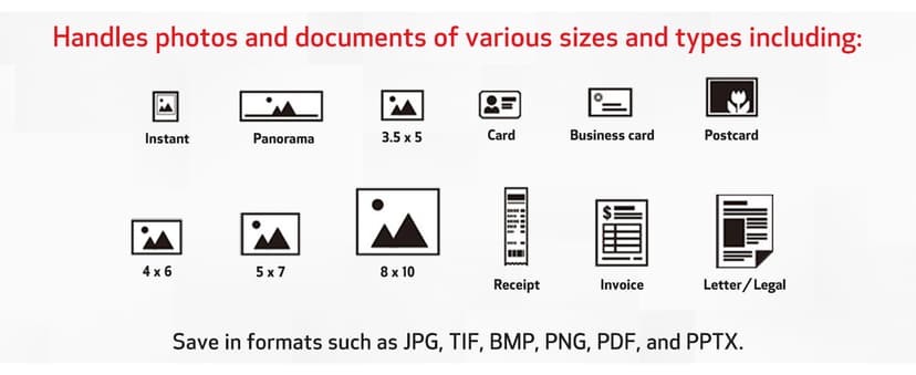 Canon imageFORMULA RS40 - Photo and Document Scanner, Auto Document Feeder, Windows and Mac, Scans Old and New Photos in Varying Sizes, USB Interface