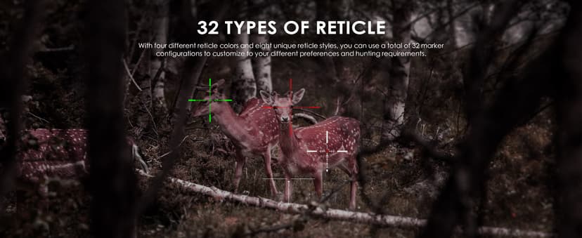 RIX Storm Thermal Imaging Rifle Scope for Hunting – High-Sensitivity Thermal Scope with Advanced Thermal Optics, NETD<25mK, 50Hz, Waterproof & Lightweight