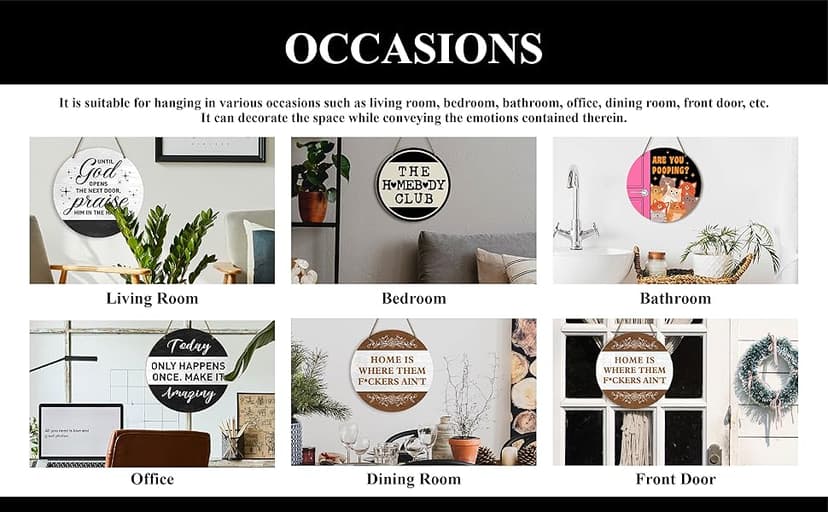 Grandma and Grandpa House Signs Wall Decor for Front Door Porch Decorations, Grandparents Day Gifts, Father's Mother's Day Christmas Birthday Gift for Grandma Nana Grandpa Papa Grandparents