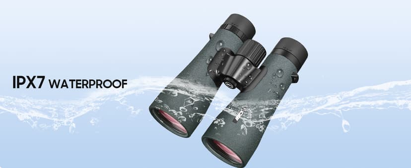12x50 UHD Binoculars for Adults High Powered with Upgraded Phone Adapter - Large View, Lightweight, IPX7 Waterproof - Binoculars for Hunting Bird Watching Travel Cruise