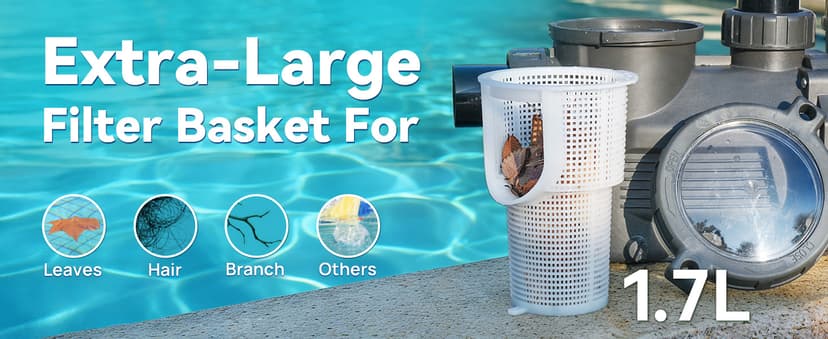 AQUASTRONG In/Above Ground Pool Pump, High Flow (Dual Speed with Timer, 2HP, 115V, 5186 GPH)