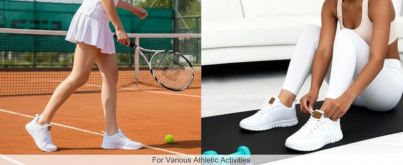 Alicegana Womens Sneakers Tennis Shoes Lightweight Non Slip Casual Walking