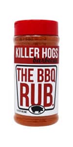 Killer Hogs BBQ TX Brisket Rub | Championship BBQ and Grill Seasoning | Great on Brisket, Ribs, Steaks, or Turkey | 11 Ounces