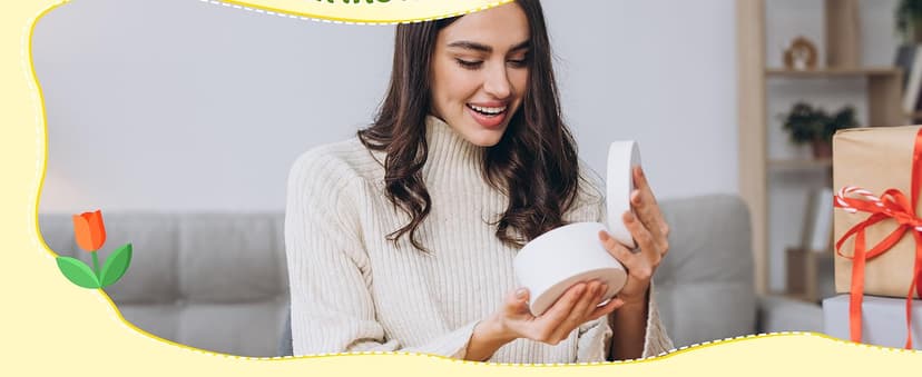 OASSIE Thank You Gifts for Women - Mini Handmade Positive Tulip Flowers Crochet with Message Card - Christmas Birthday Farewell Employee Appreciation Gifts for Coworkers, Emotional Support Crochet