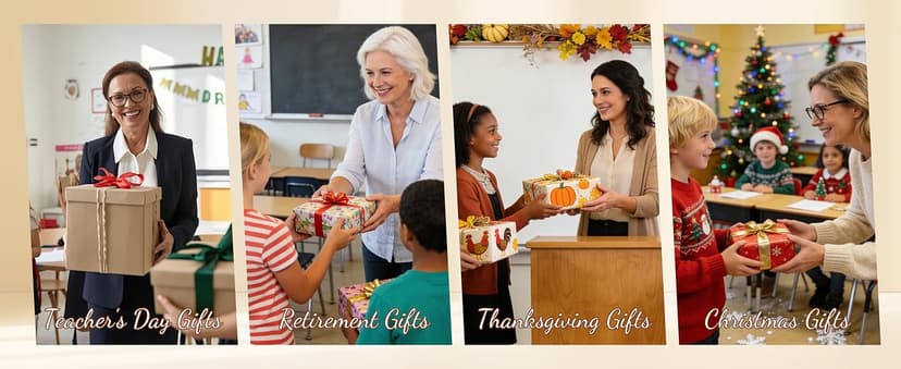 Teacher Appreciation Gifts for Women, Thank You & End of Year Gifts for Women Teachers Set of 10