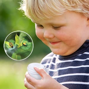 PLAY Bug Vacuum for Kids,Bug Catcher kit for Kids,Eco-Friendly Bug Suction Toy Vacuum with Magnifying Glass Viewing Chamber, for Boys Age 4+