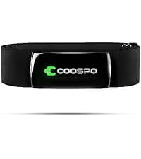 COOSPO H6 Heart Rate Monitor Chest Strap Bluetooth 4.0 ANT+ IP67 Chest Heart Rate Sensor for Peloton Polar DDP Yoga Map My Ride Garmin Sports Watches