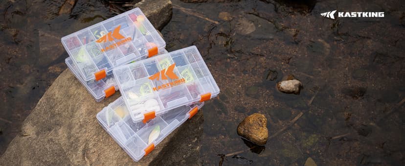 KastKing Karryall Fishing Tackle Bags with 4 * 3600 Tackle Trays - Saltwater & Freshwater Fishing Gear Storage