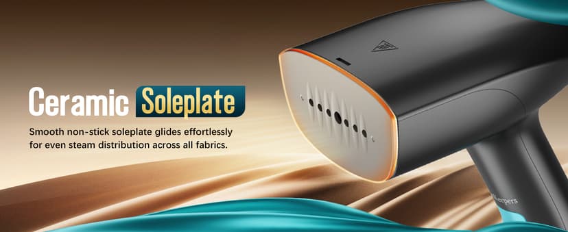 Steamer for Clothes, 1900W Strong Penetrating Steam Portable Handheld Garment Steamer Clothes Steamer with 3 Steam Settings, Fabric Brush, 300ml Big Capacity, Travel Steamers Iron Safe Removes Wrinkle