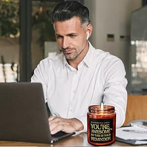 Best Thing I Found on The Internet Candles for Women Men - Gift for Her Him Best Friend Wife Husband Girlfriend Boyfriend - Relaxing Soy Candle - Anniversary, Birthday, Valentines Day Gifts