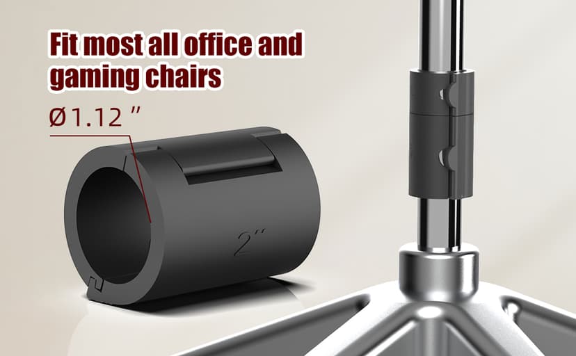 Office Chair Lifting Rod Fixing Pipe Clamp Connect the clamp to the large office chair cylinder piston to prevent the seat from sinking, with a variety of matching sizes and Heights