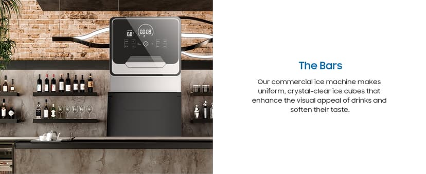Commercial Ice Maker Machine 700 Lbs/24H Industrial Ice Maker Machine Commercial Ice Machine with 400Lbs Storage, Ice Ready in 5-12 min, Stainless Steel Ice Maker for Bar Cafe Business Restaurant