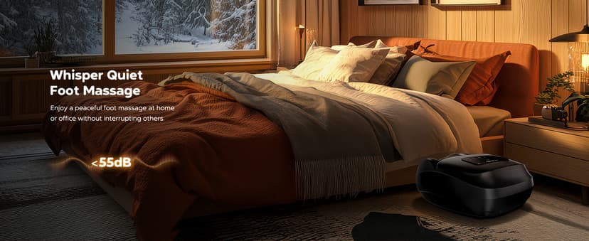 Shiatsu Foot Massager Machine with Heat, 2025 Upgrade Deep Kneading, Full Foot Massager with Remote for Plantar Fasciitis, Neuropathy, Birthday Gifts for Women Mom Men Dad, Up to Foot Size 14