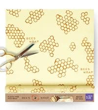 Bee's Wrap Beeswax Wraps for Food - Cut to Size 14x52" Wax Paper Roll - Made in USA Reusable Waxed Paper & Bowl Covers - Organic & Eco-Friendly Alternative to Aluminum Foil & Plastic Wrap, Honeycomb
