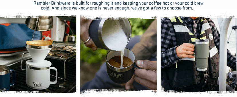 YETI Rambler 20 oz Stainless Steel Vacuum Insulated Tumbler w/MagSlider Lid