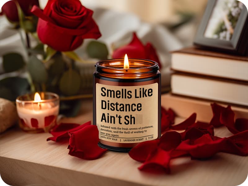 Gifts for Long Distance Boyfriend, Girlfriend, Christmas, Birthday, Miss You, Long Distance Friendship Gifts for Best Friend GSPY Candle, Long Distance Relationship Gifts for Him, Her, BF, GF, Couples B0G48L3KMF