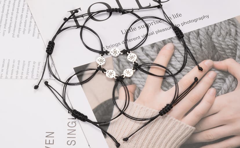 Best Friend Bracelet Fans Coachs Teams Gifts for Teen Boys Girls 5PCS Inspirational Bracelet for Women Friendship Bracelets Bulk B09YKTQK45