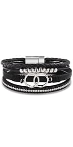 Inspirational Gifts for Men Morse Code Bracelets Mens Bracelets Graduation Gifts for Him Fathers Day Adjustable Leather Bracelet Motivational Birthday Annivesary Jewelry Stocking Stuffers for Men