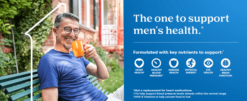 ONE A DAY One A Day Men’s 50+ Healthy Advantage Multivitamin, Multivitamin for Men with Vitamins A, C, E, B6, B12, Calcium and Vitamin D, Tablet, 200 Count (Pack of 1)