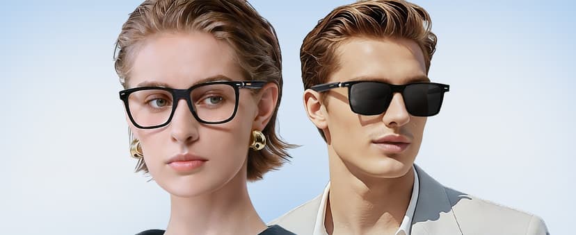 AI Smart Glasses for Men & Women – Powered by ChatGPT, 164+ Languages Translation and Photochromic Lens, Meeting Assistant, Bluetooth Glasses w/ Music & Hands-Free Calling, UV & Blue Light Protection