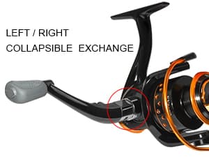 Summer and Centron Spinning Reels, 12 +1 BB Light Weight & Ultra Smooth Reel for Ice/Summer 3000/1000 Fishing Reel by QINGLER