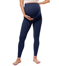 Buttergene Women's Maternity Leggings over the Belly Pregnancy Active Wear Workout Yoga Tights Pants