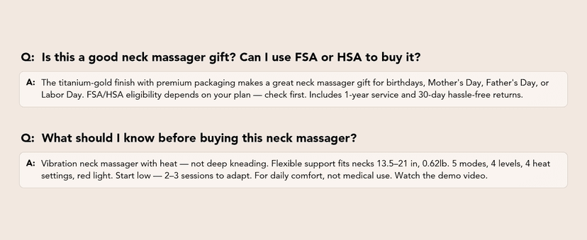 HSA Soothes Tech Neck from Long Screen Time, Infrared Red Light, 9 Massage Heads, 11 Modes, Portable Cordless Labor Day Gifts SKG G7 Pro Fold 3.0 FSA Neck Massager with Heat for Office B0GCFPRJJ4