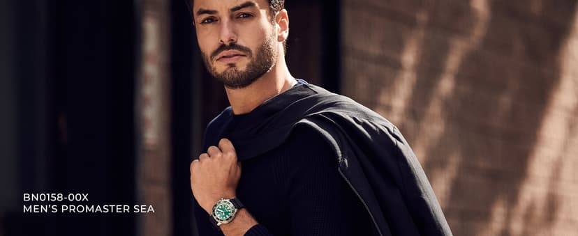 Citizen Citizen Men's Promaster Sea Eco-Drive Stainless Steel Watch, 3-Hand Date, One-Way Rotating Bezel, ISO Compliant, Luminous Hands and Markers